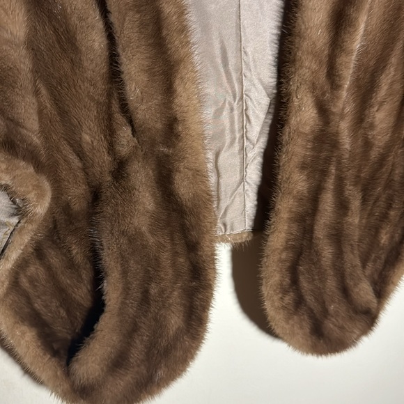 Vintage L’’elegante Autumn Haze Mink Fur Stole - cape shawl size OS - Picture 4 of 8